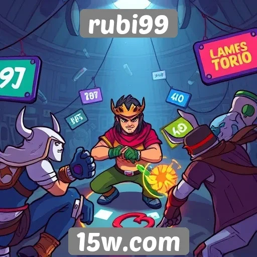 Desenvolvedores por trás dos jogos do rubi99