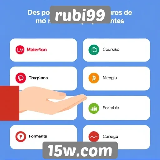 Métodos de pagamento oferecidos pelo rubi99